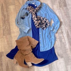 LulaRoe Carly size M blue